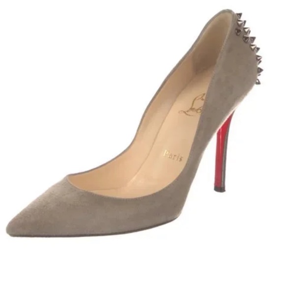 Christian Louboutin Shoes - Christian Louboutin suede spiked heels